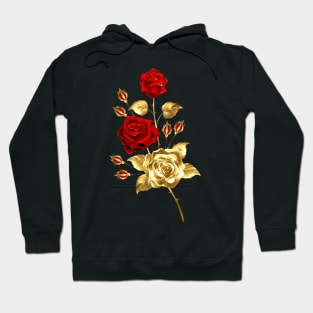 Small Bouquet of Jewelry Roses Hoodie